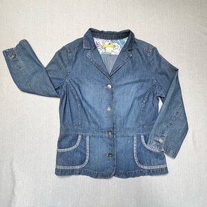 Sigrid Olsen lightweight Denim Blazier